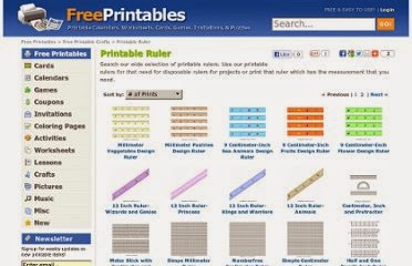 Free Printable Ruler