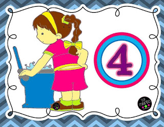 Carteles de "Pasos para ir al baño"