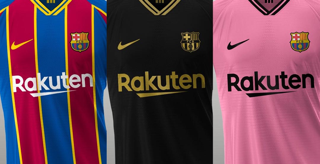 Based On Leaked Info How The Nike Fc Barcelona 20 21 Home Away Third Kits Could Look Like Footy Headlines