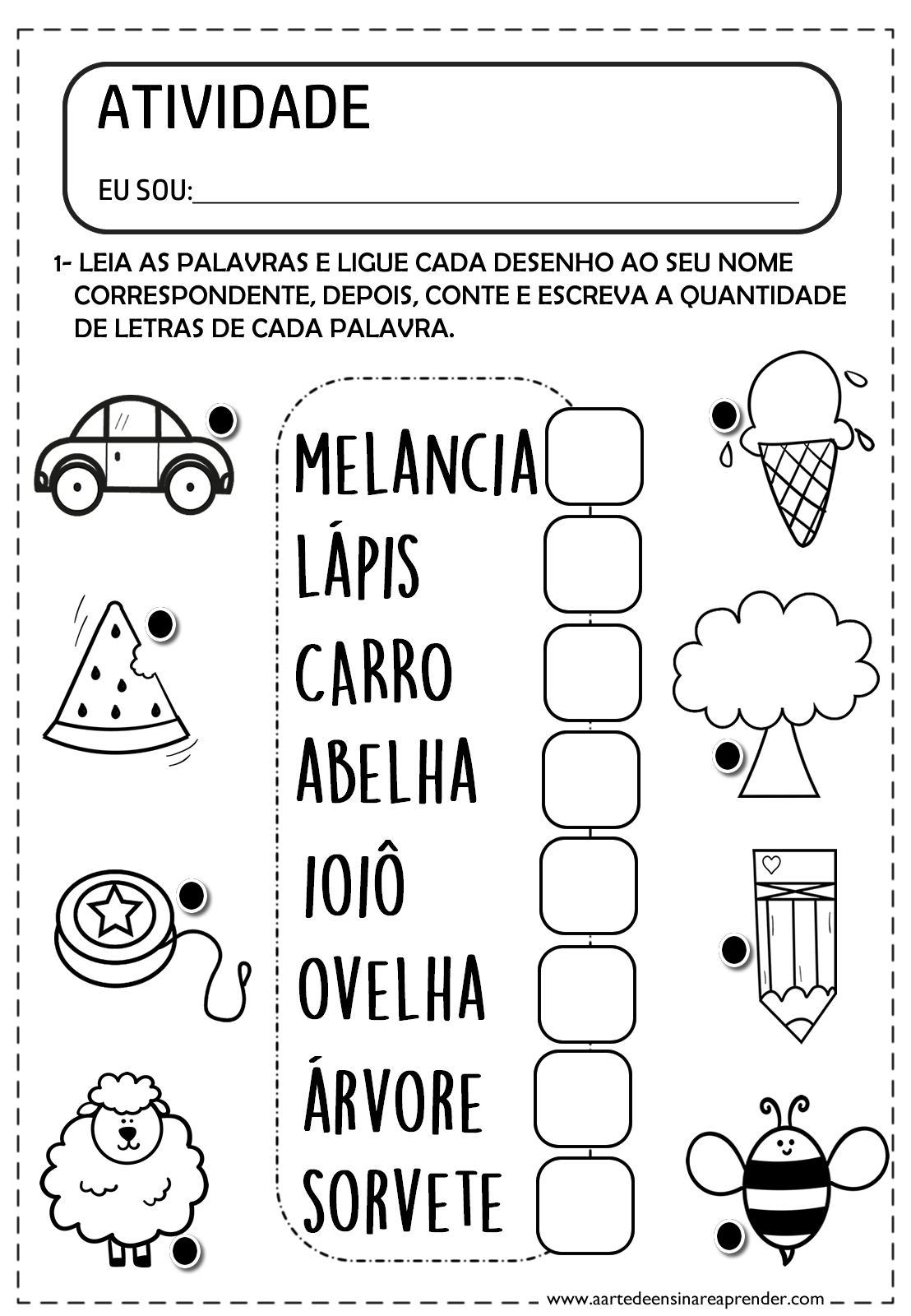 Conte a quantidade de sorvetes. jogo de matemática para crianças.