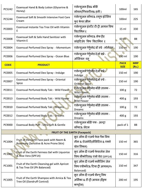 Download PDF Modicare price list with coming soon products 2021