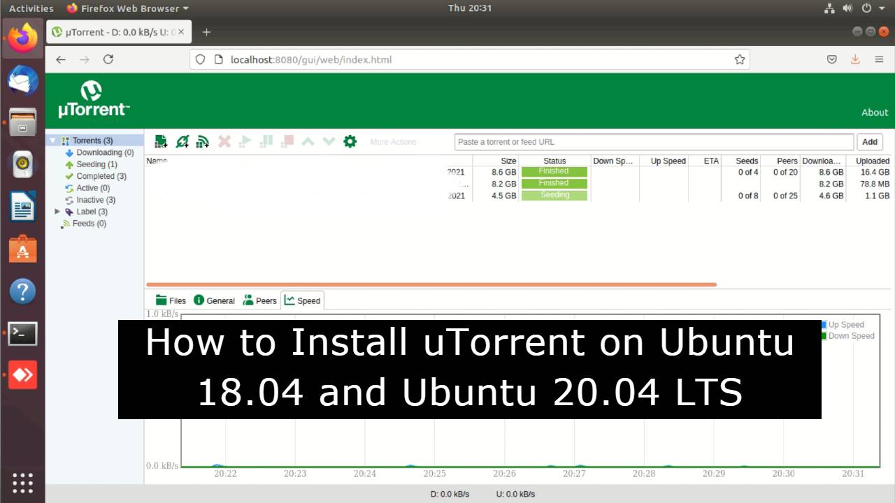 How to Install uTorrent in Ubuntu 18.04 and Ubuntu 20.04 LTS