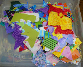FABRIC THERAPY: STASH ORGANIZATION: Part 2 - TAMING THE SCRAP PILES