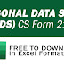 Personal Data Sheet (PDS) CS Form 212 (Free Download)