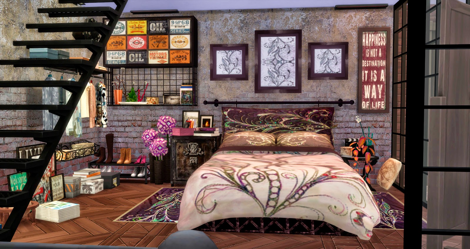 Pqsim4 Urban Chic Loft Sims 4 Custom Content - vrogue.co