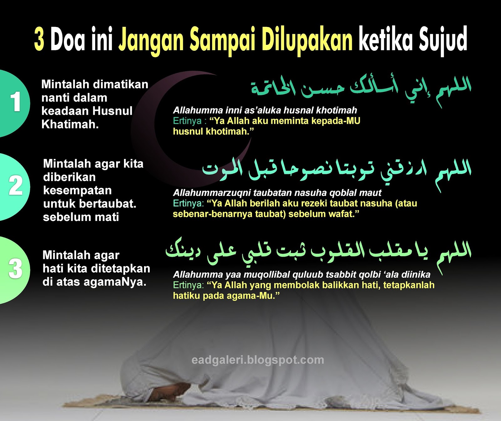 Doa taubat nasuha sebelum mati