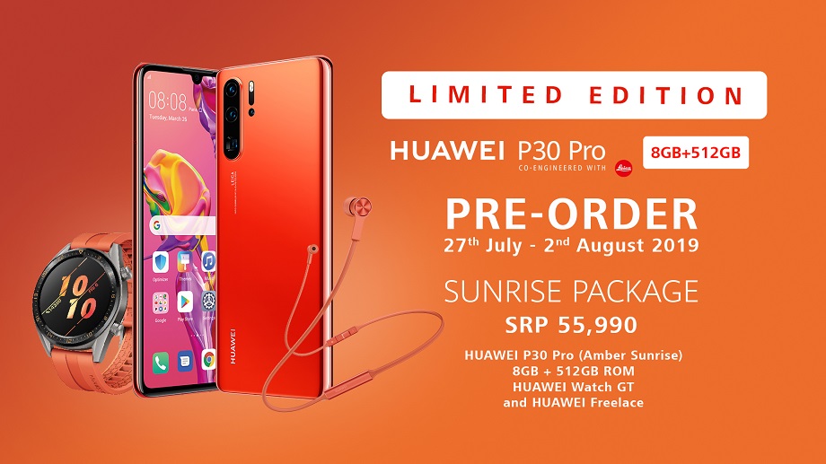 Huawei P30 Pro Amber Sunrise