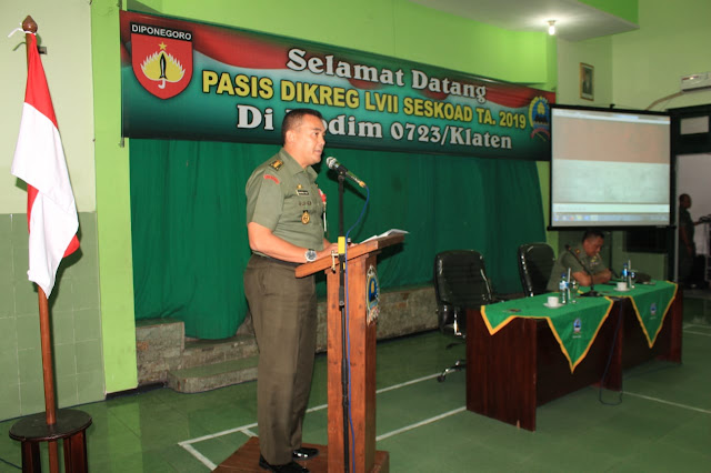 Dandim Klaten Terima KKLDN Pasis Dikreg LVII Seskoad TA 2019 Dandim Klaten Terima KKLDN Pasis Dikreg LVII Seskoad TA 2019