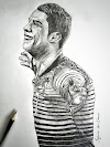Cristiano Ronaldo - Pencil Drawing