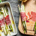 Asparagus rolls with Prosciutto and Provolone