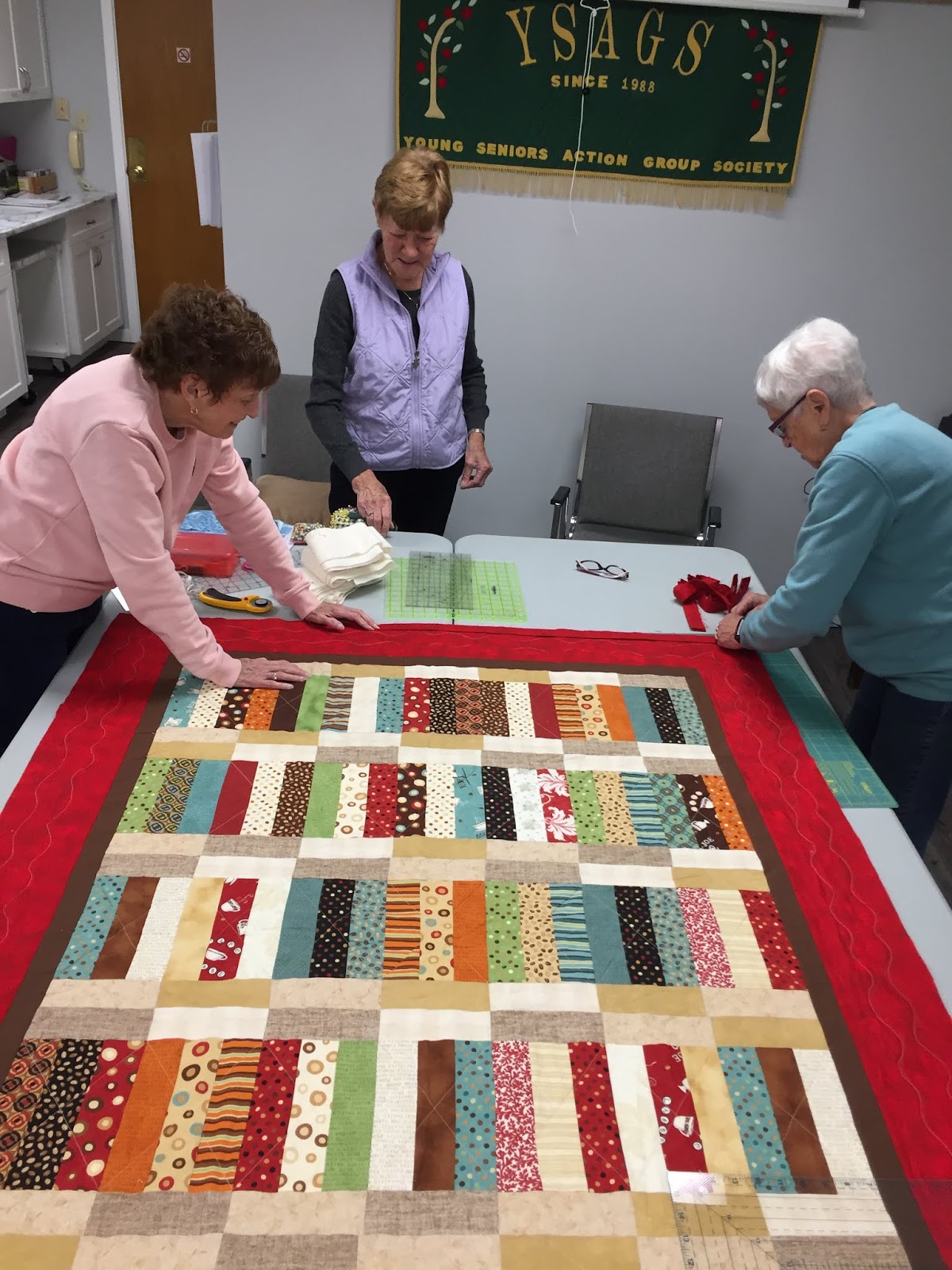 Young Seniors Action Group Society (Y.S.A.G.S.) Quilting