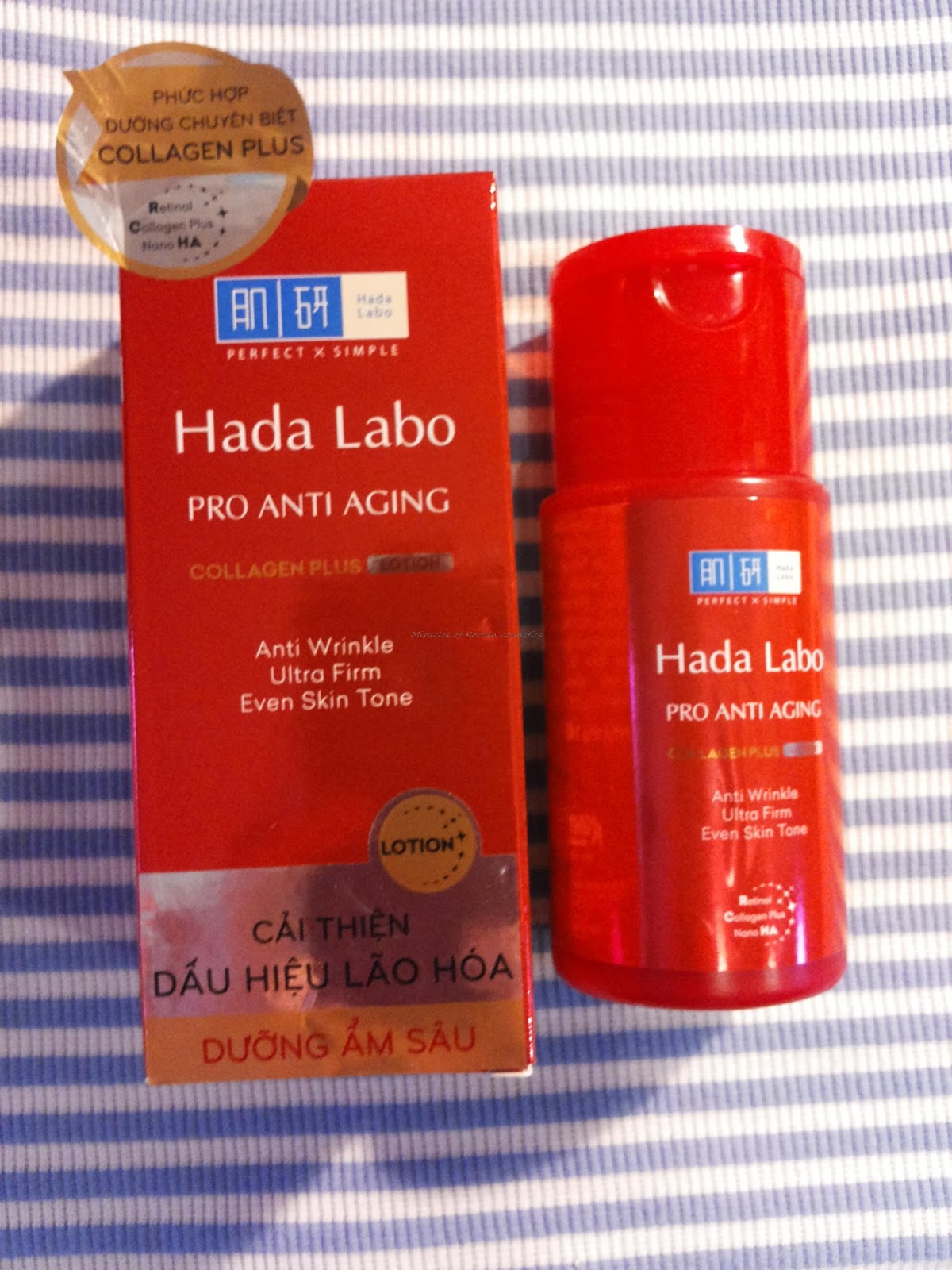 Review Hada Labo Pro Anti Aging collagen plus series Hada Labo