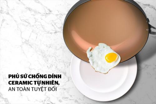 Chảo Chiên Ceramic Đáy Từ Sunhouse SHG1130MCA 9 fec44611 90c7 47b4 b397 edd111e0fc61