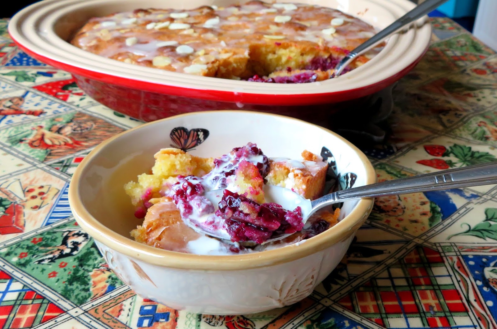 Blackberry Bakewell Pudding The English Kitchen