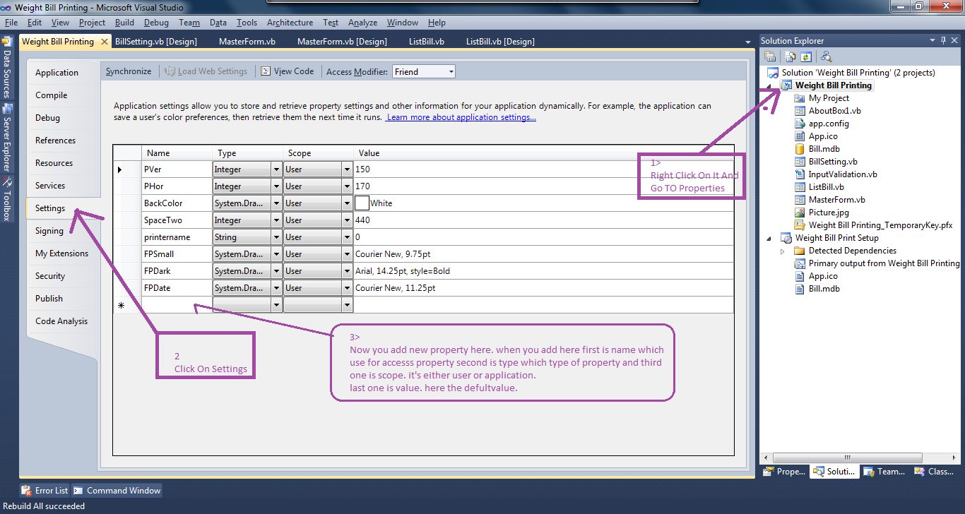Programming and Computer Techniques: Using of My.Settings in vb.net