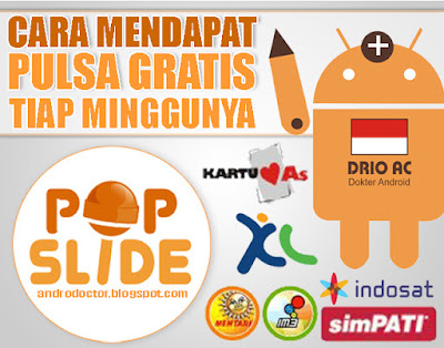 Cara Medapakan pulsa gratis tiap minggu di android - Drio AC, Dokter Android