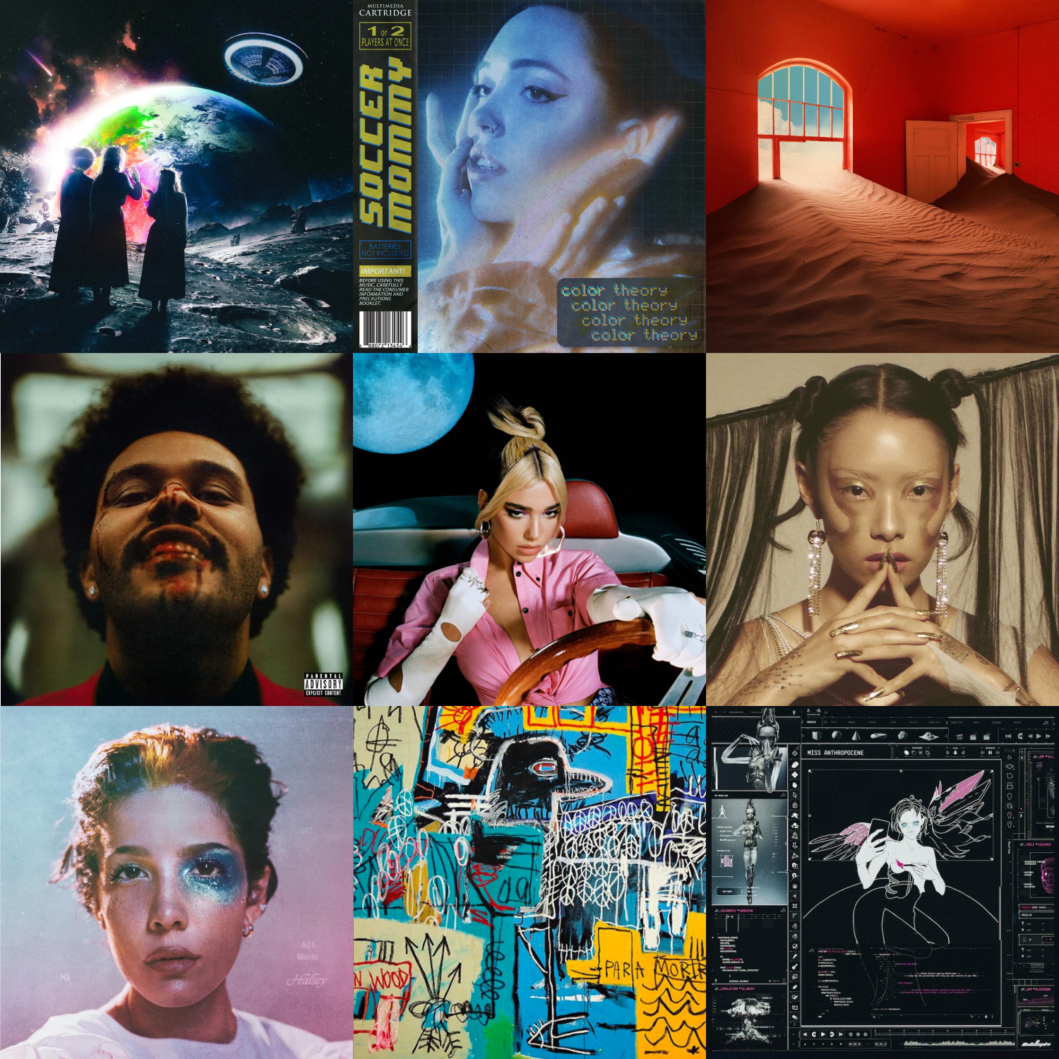 2020 Albums I've listened to