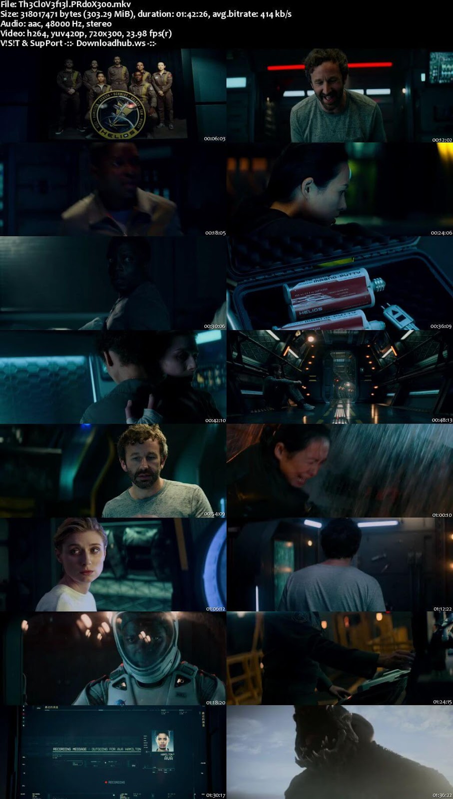 The Cloverfield Paradox 2018 English 480p WEBRip MSubs