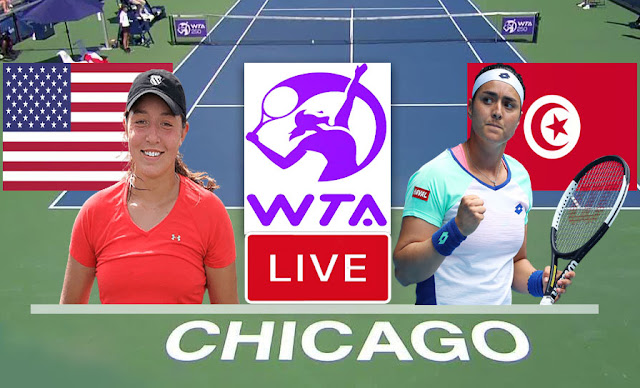 Match Tennis Ons Jabeur vs Pegula Jessica Live Streaming Wta Chicago 2021