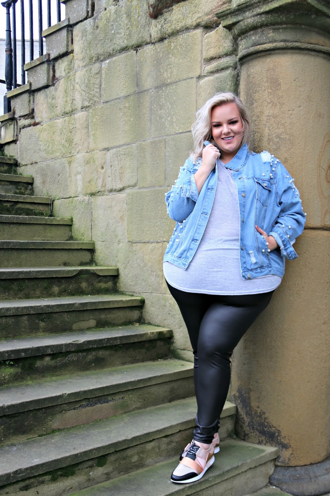 Plus Size New Look Ladies Jean Jackets New Look Curve Denim Jacket