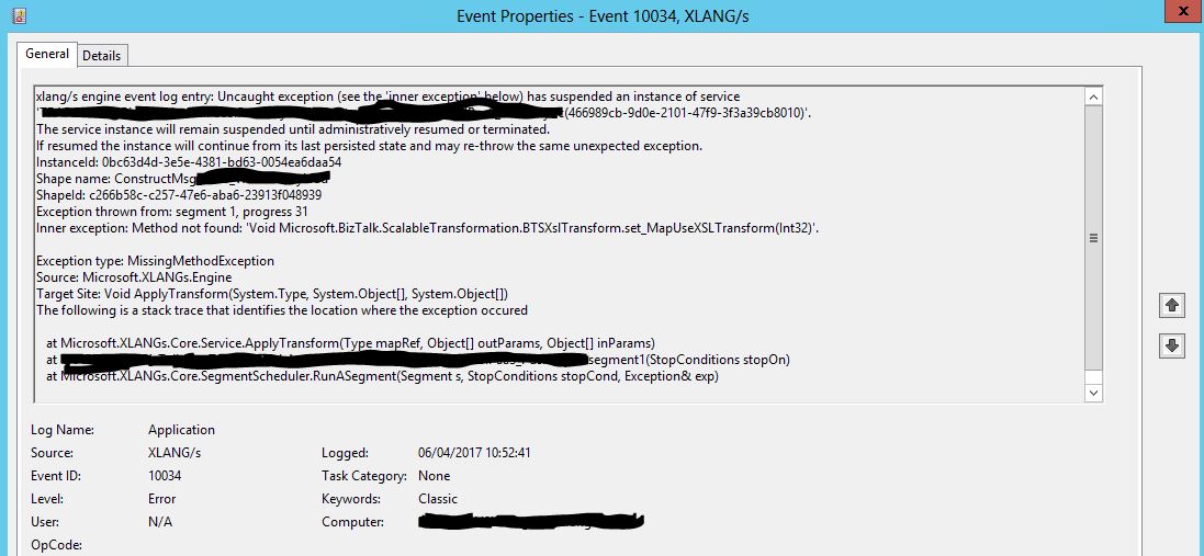 MissingMethodException Method Not found
