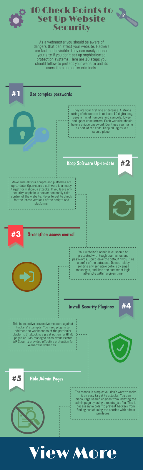 Website Security Infographic