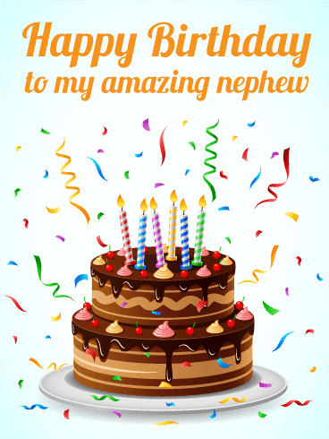 Birthday Cake Image for nephew