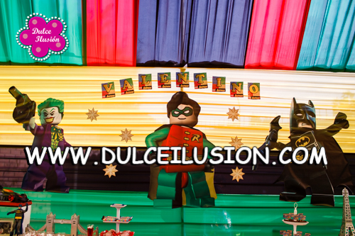 Dulce Ilusión Fiestas Infantiles: DECORACION FIESTA INFANTIL DE LEGO BATMAN  - DULCE ILUSION