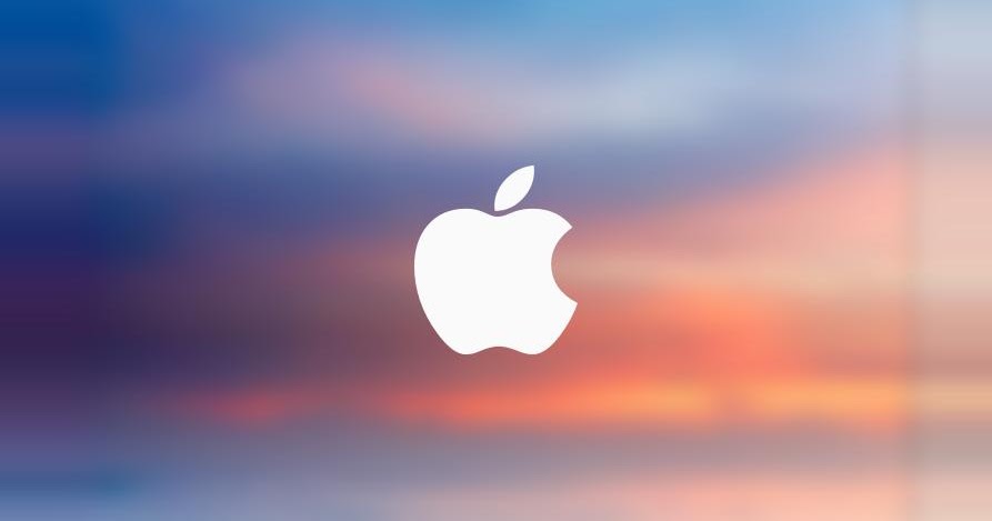 Apple Logo Splash Parallax Turquoise iPhone 7 and iPhone 7 Plus HD