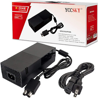 Latest Generation 2021, YCCSKY, Xbox, One Power Supply Brick, 2021 Latest Upgrade Version, Xbox Power Supply, Brick Cord Low Noise, 100V-240V AC Adapter, Power Supply, Charger, Replacement for Xbox