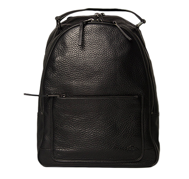 Massimo Dutti Montana Leather Backpack