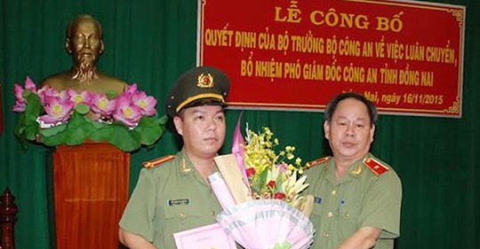 Trung tá Lê Hoàng Ngân con trai ông Lê Hoàng Quân làm phó hiệu trưởng Trường đại học An ninh 
