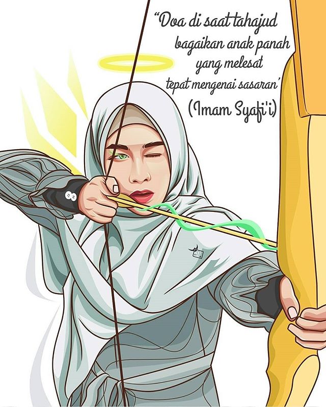 Komik Islami Muslimah Memanah Dan Tahajud