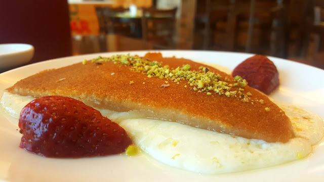 dubai blogger food baydar arabic cheese kunafa dessert sweet