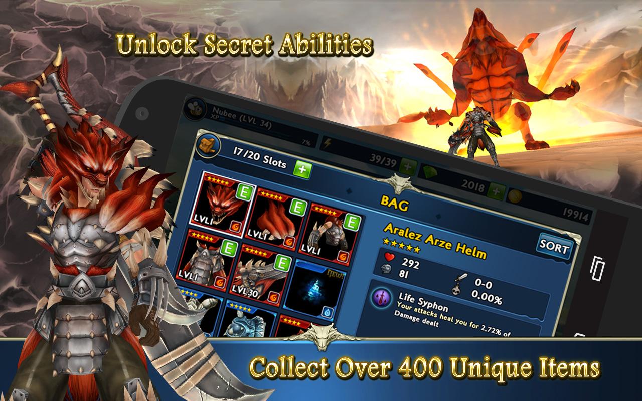 tt ee ss tt ee dd Monster Blade APK+DATA MOD Unlimited Coins v1.3.2.1