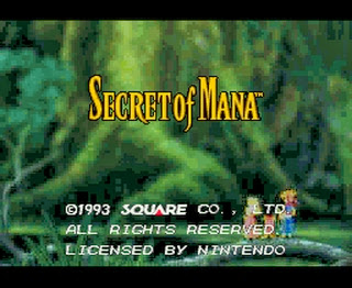 Secret of Mana - Título RPG