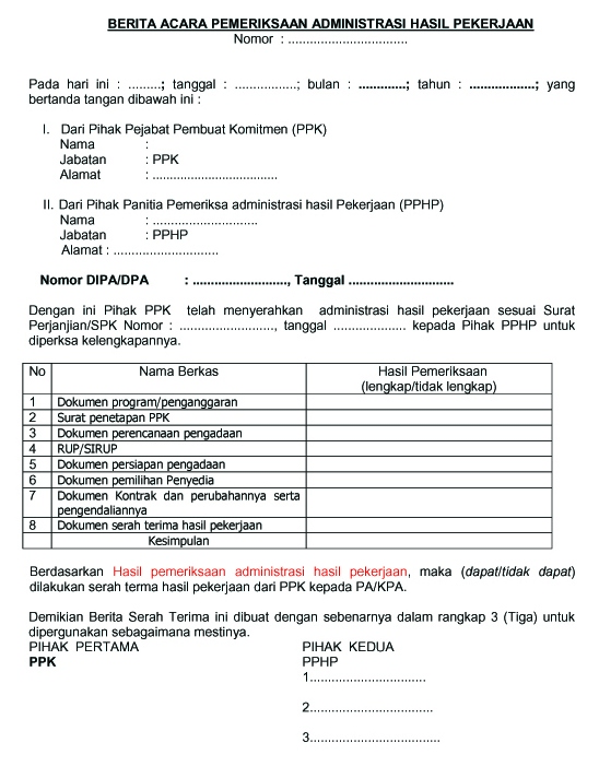 Inilah 13 Ide Contoh Berita Acara Versi Lengka Dan Cara