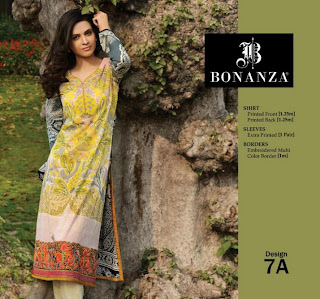 Spring/Summer Embroidered Lawn Collection 2013 By Bonanza