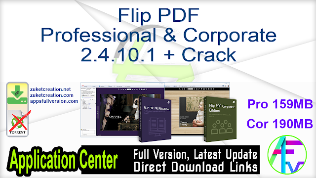 Flip PDF Professional & Corporate 2.4.10.1 + Crack