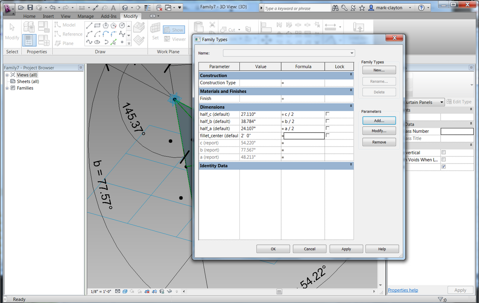 Texas Architecture and Miscellaneous University: BIM Triangular panel ...