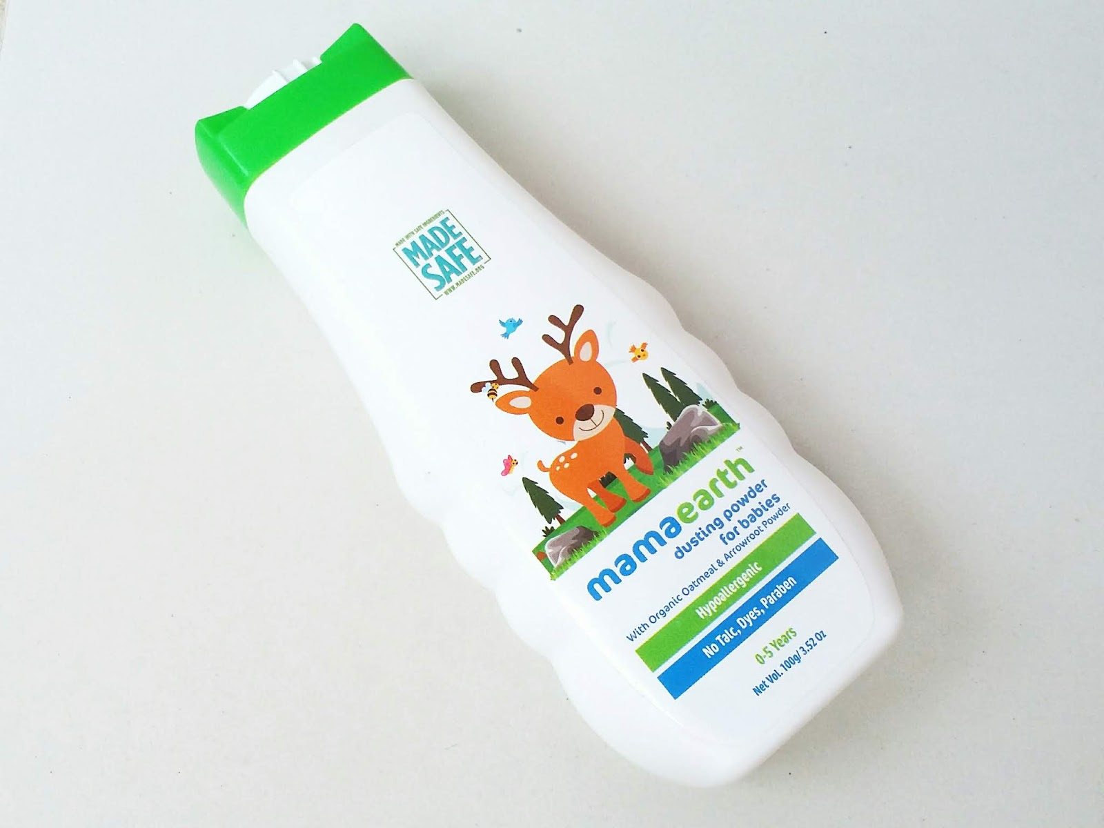 Mama Earth Talc Free Organic Dusting Powder for Babies Review