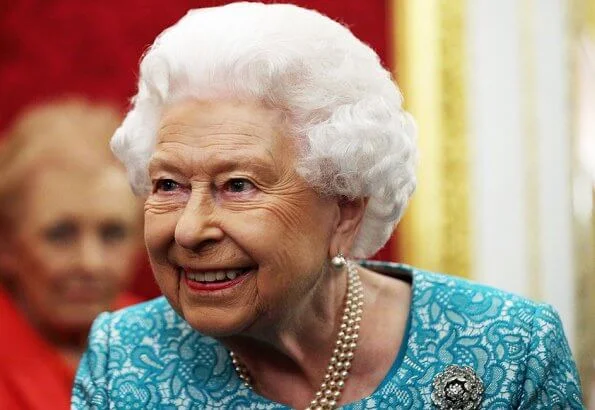 Queen Elizabeth II, as Patron of Cruse Bereavement Care, attended a reception held at St James's Palace in London