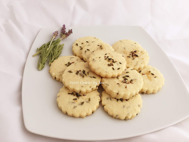 Shortbread con lavanda