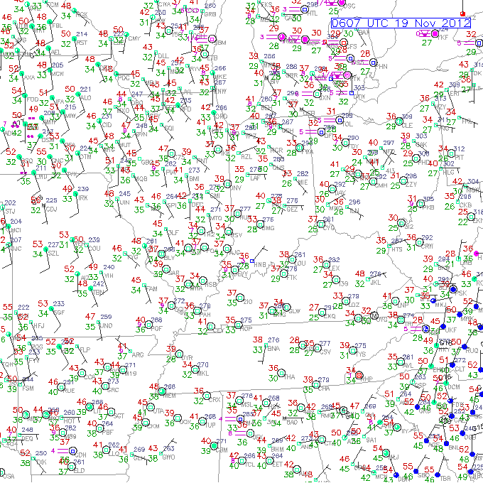 Keeping My Head In The Clouds Forecasting 101 Weather Station Symbols