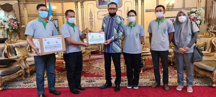 PT Maruki Bantu 30.000 Masker Medis Pada Pemerintah Provinsi Sulawesi selatan