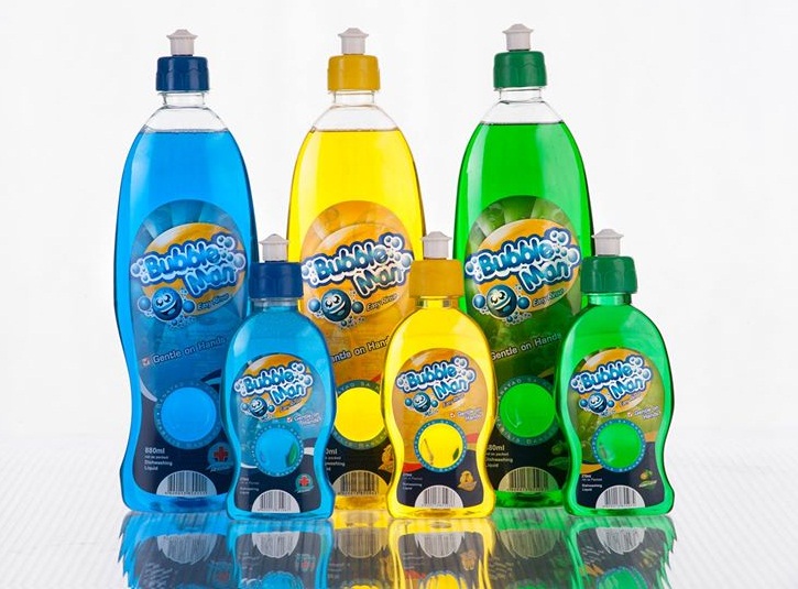 Techie Mom in the Kitchen BUBBLE MAN DISHWASHING LIQUID Giveaway and