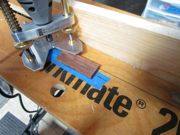 Routing the Saddle Slot in the Granadillo Bridge Block Crawls Backward (When Alarmed)