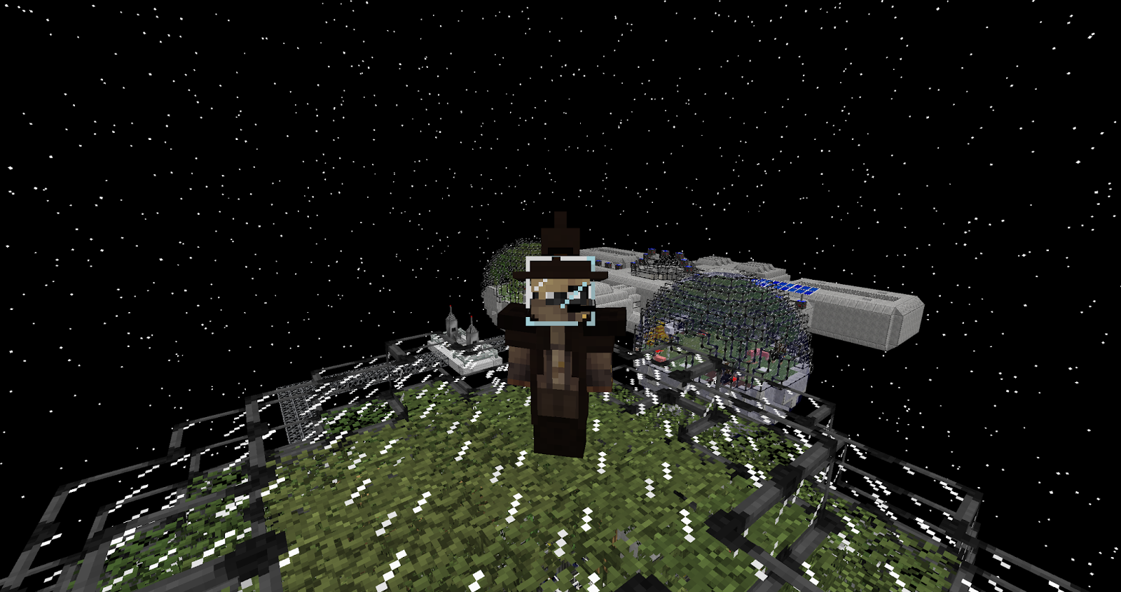 Майнкрафт карта космического корабля