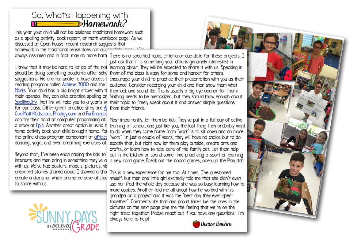 Sunny Days in Second Grade