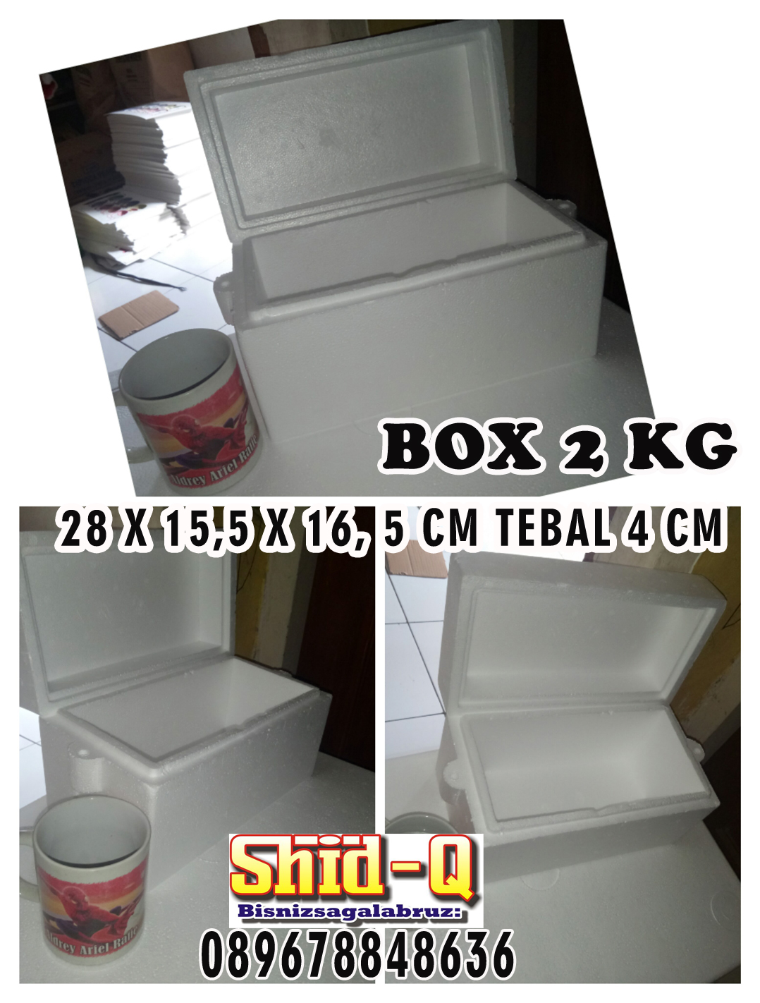 Styrofoam Box untuk 2 Kg Jual Styrofoam Box Ice PackIce Gel Tas